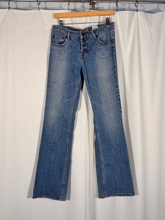 Paris Blues Denim - Paris Blues Y2K Low Rise Button Fly Bootcut Jeans
